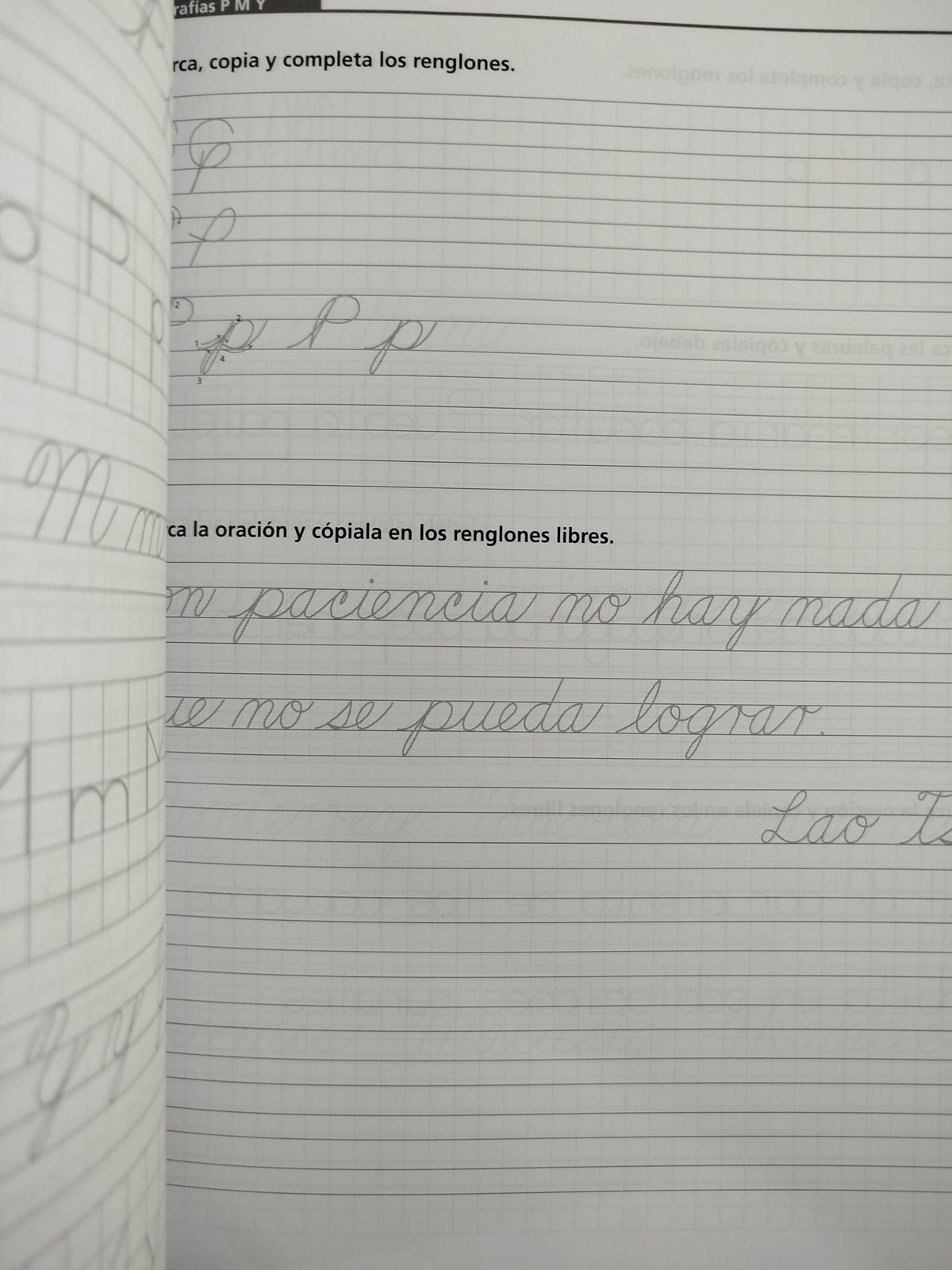 Ejercicios de Caligrafía 4 de primaria by Varios