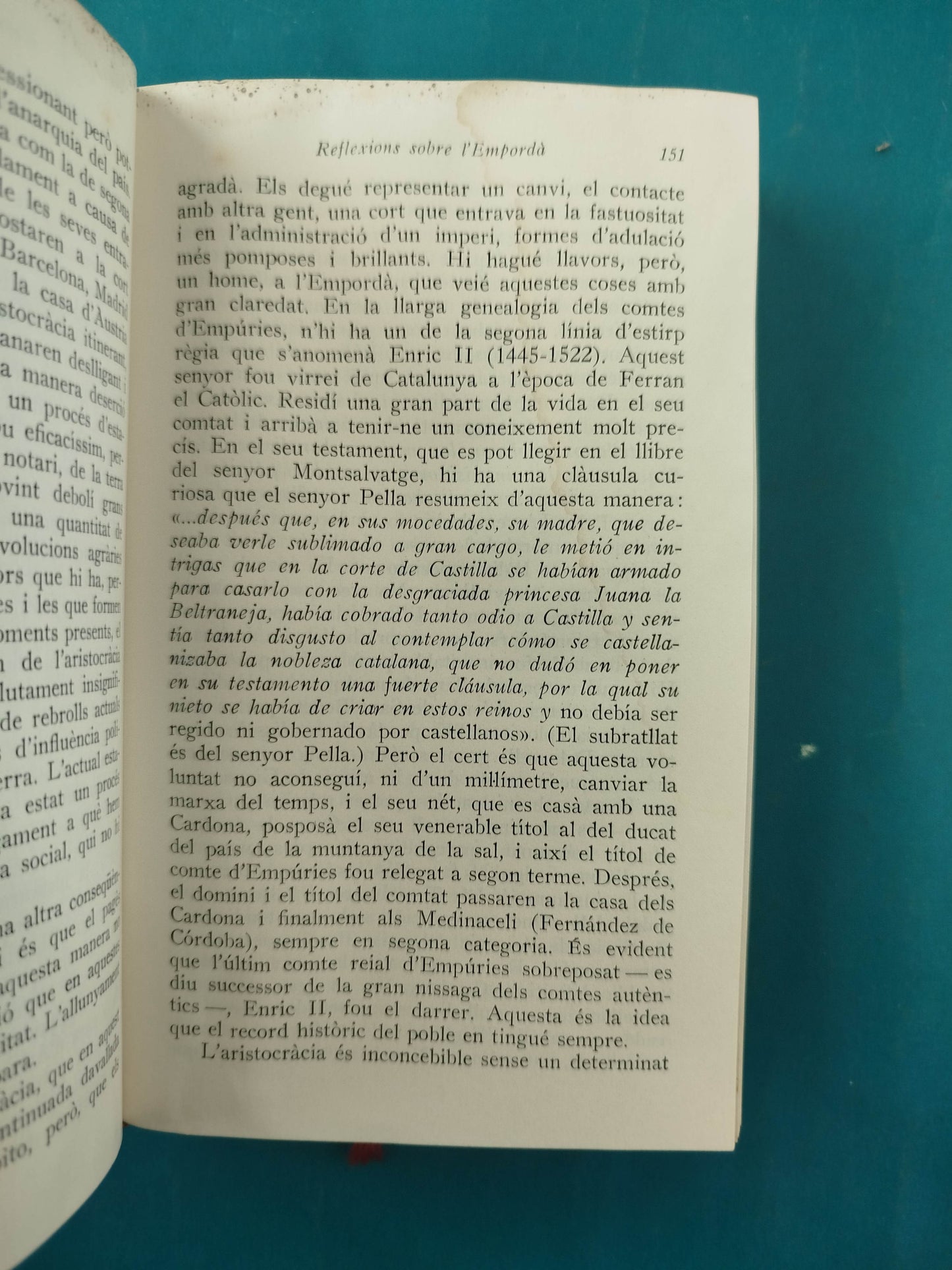 Obras de Josep Pla del tomo 2 al 10