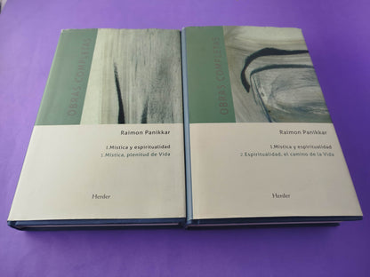 Obras completas 1. Mística y espiritualidad 2 tomos
