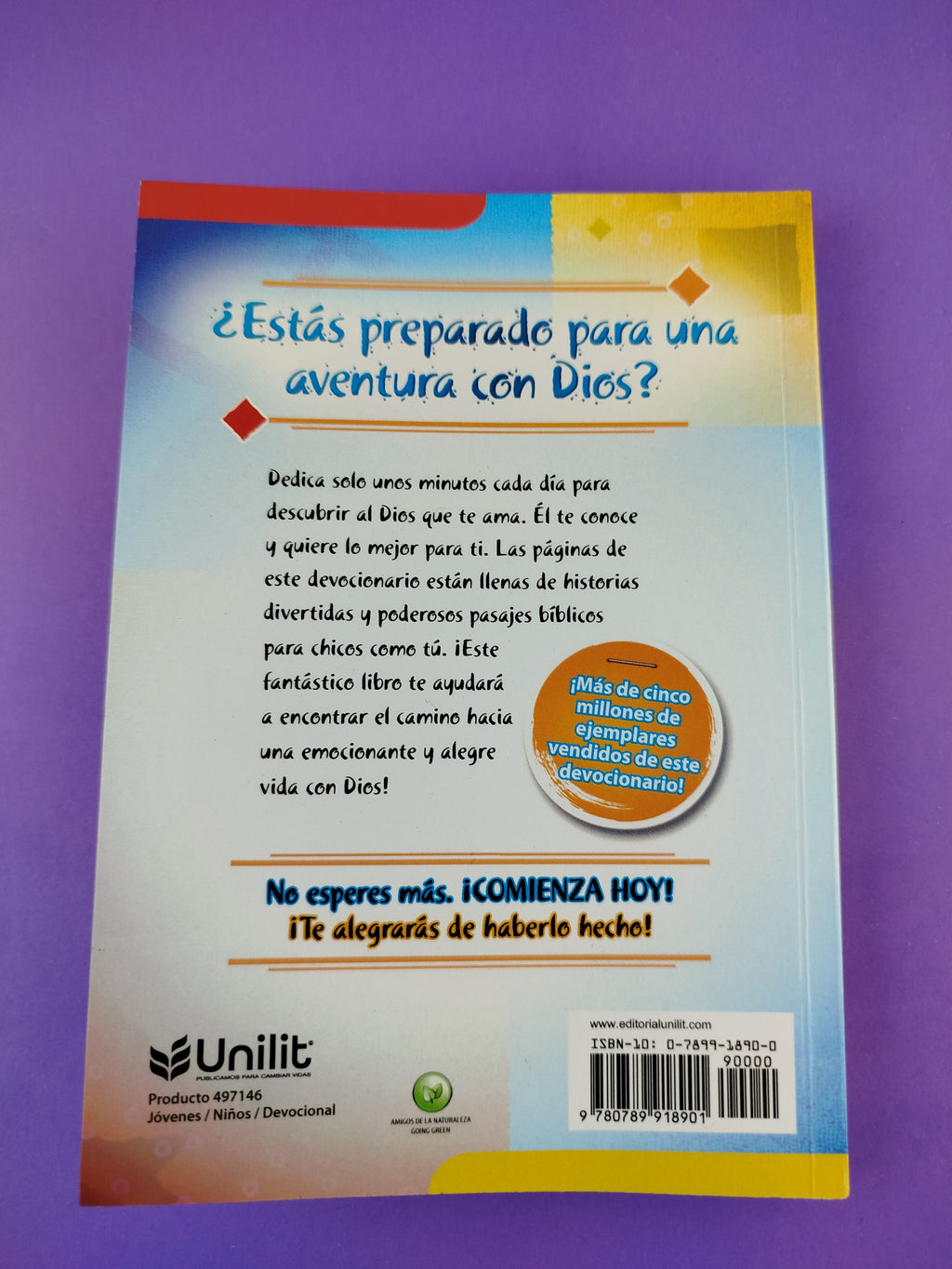 Libro devocionario de Dios para chicos (8-12 años) by Varios