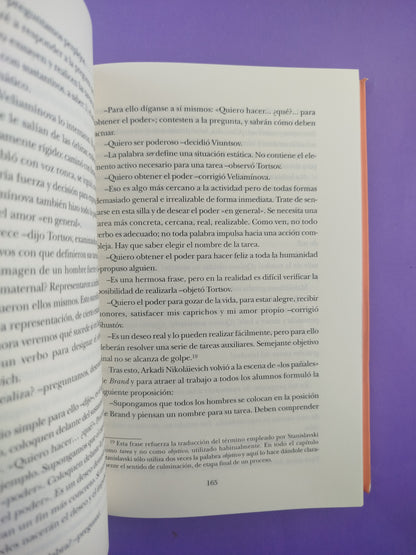 El trabajo del actor sobre sí mismo- en el proceso creador de la vivencia