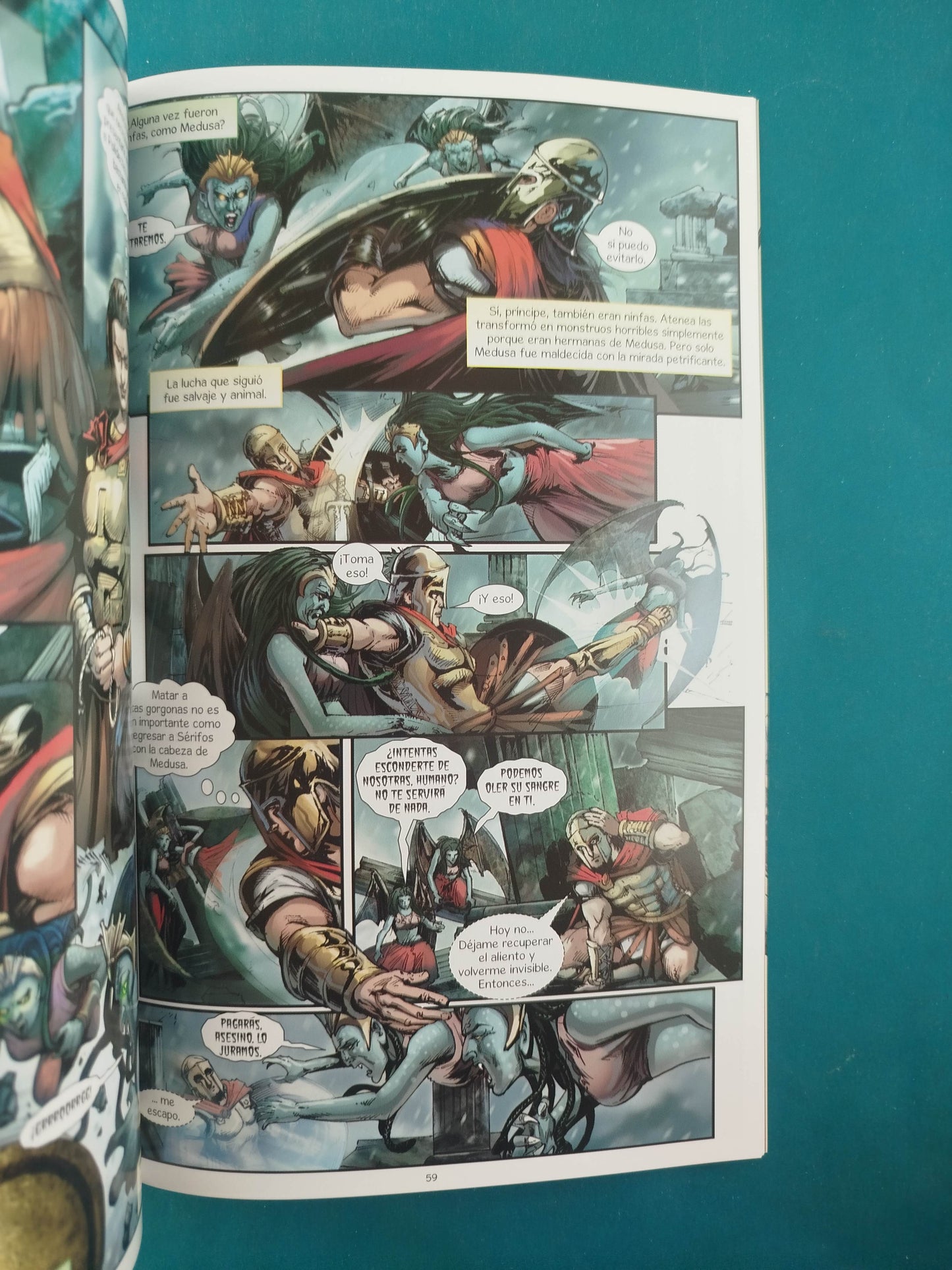 Perseo la llamada del destino Novela gráfica