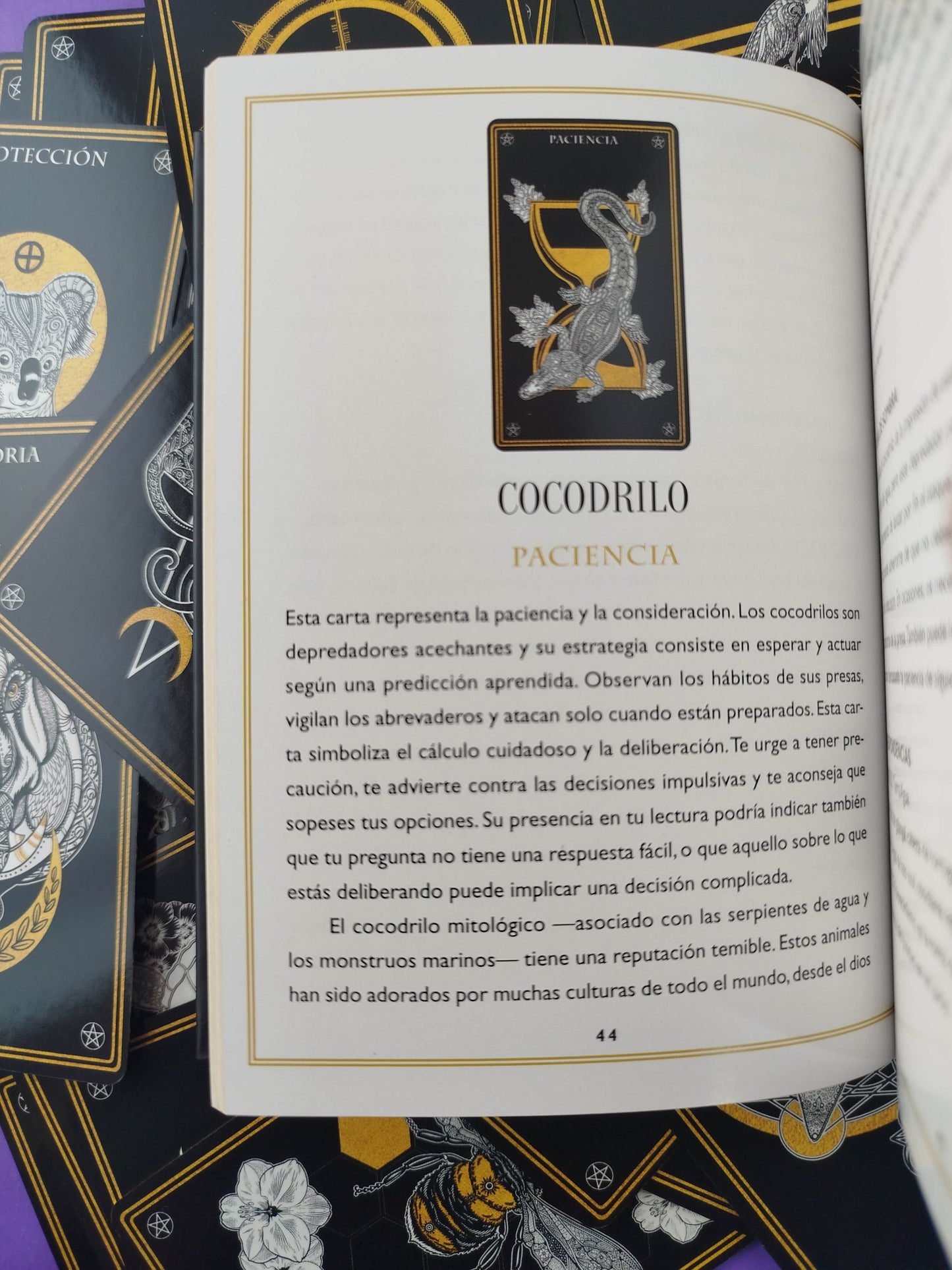 Animales místicos Oráculo 50 cartas y libro guía