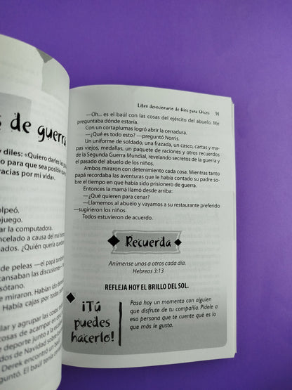 Libro devocionario de Dios para chicos (8-12 años)