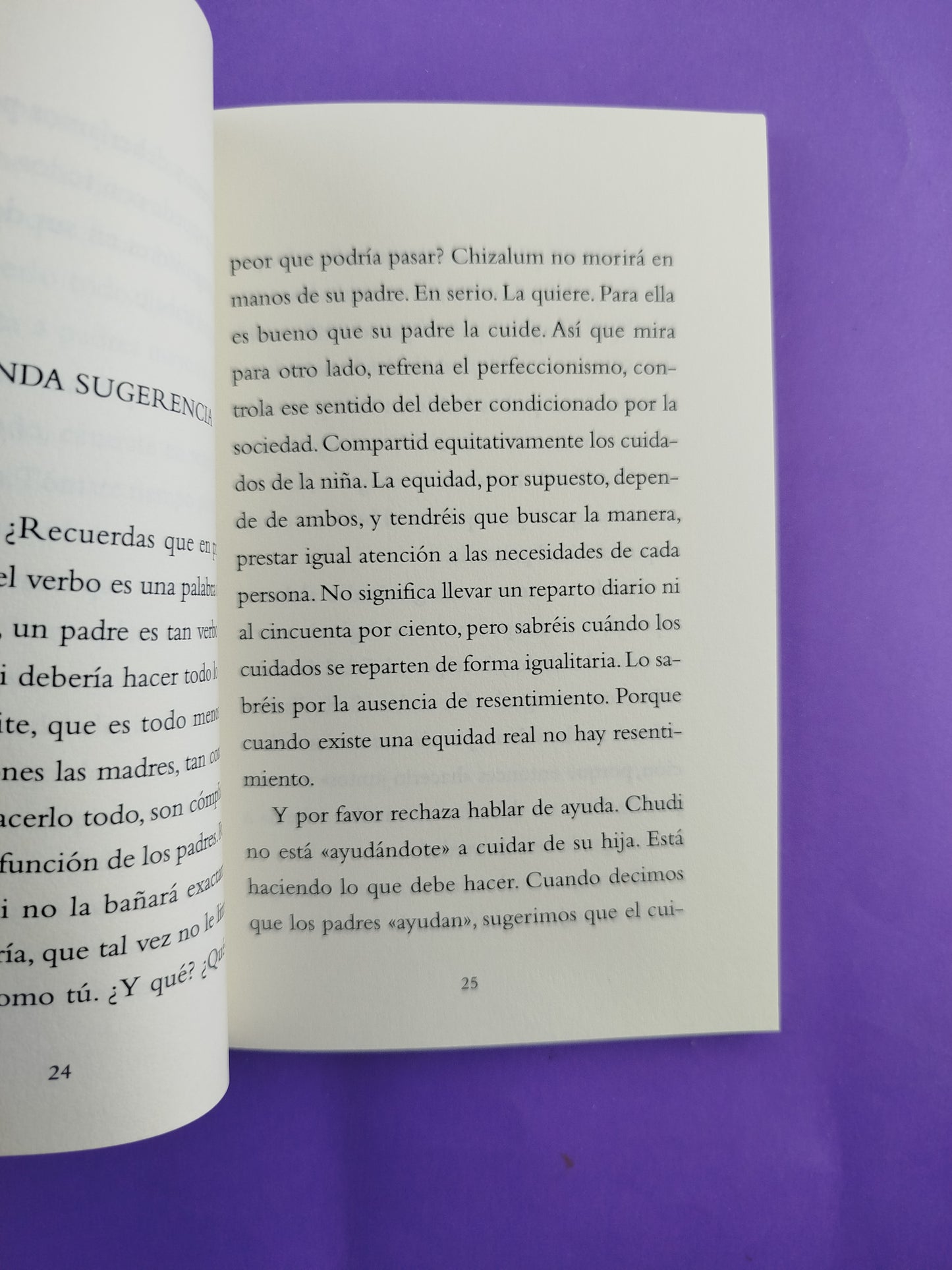 Querida Ijeawele Cómo educar en el Feminismo