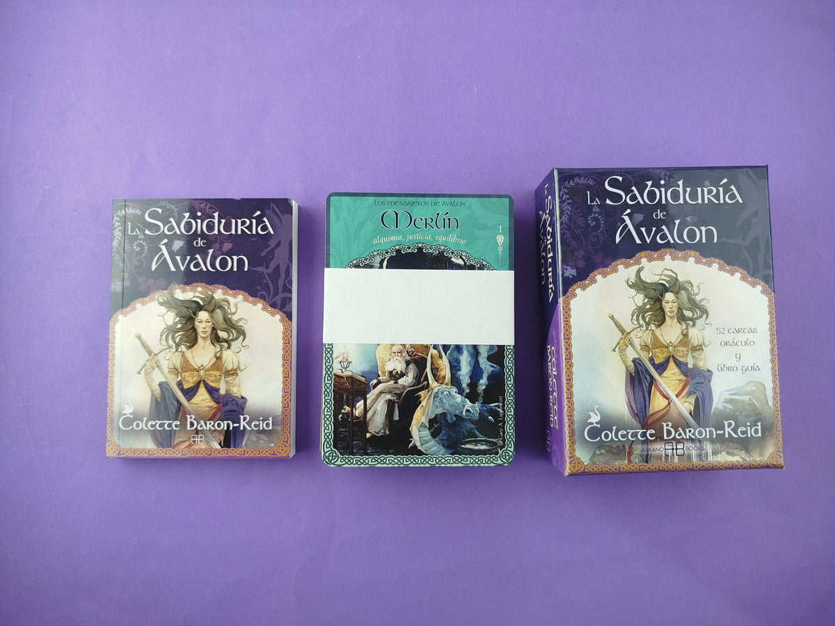 La sabiduría de Ávalon. 52 cartas oráculo y libro guía (caja) by Colette Baron-Reid