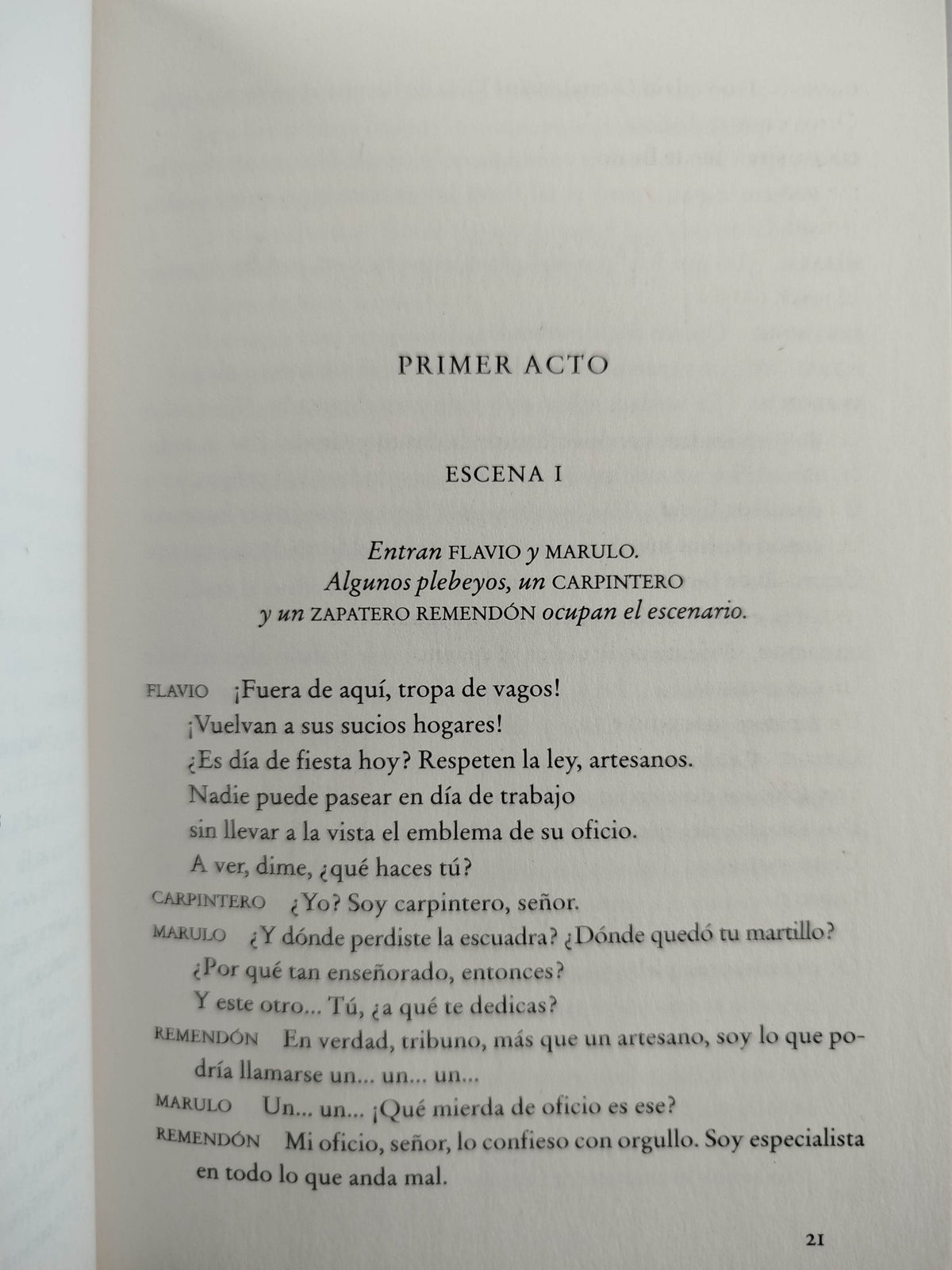 Julio César by william shakespeare