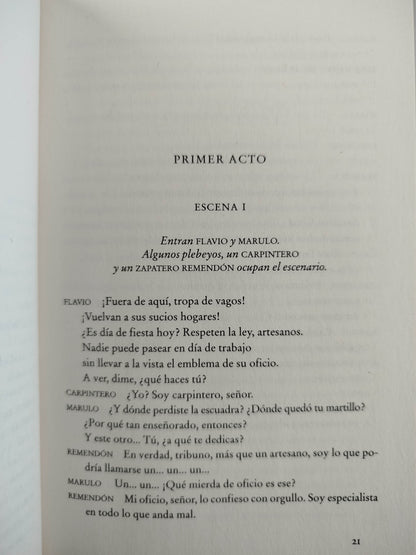 Julio César by william shakespeare