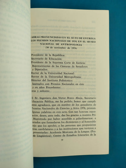 Semblanzas, discursos y últimos ensayos filosófico-jurídicos