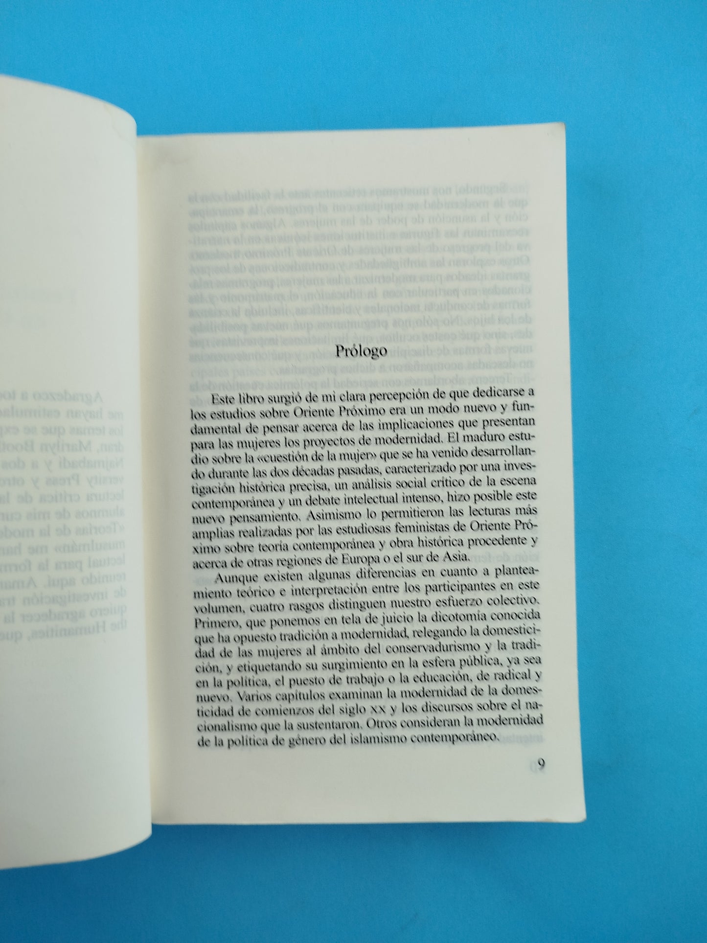 Feminismo y modernidad en Oriente Próximo