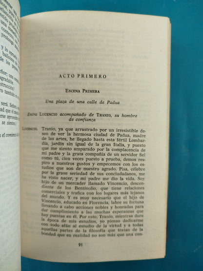 Comedias by William Shakespeare