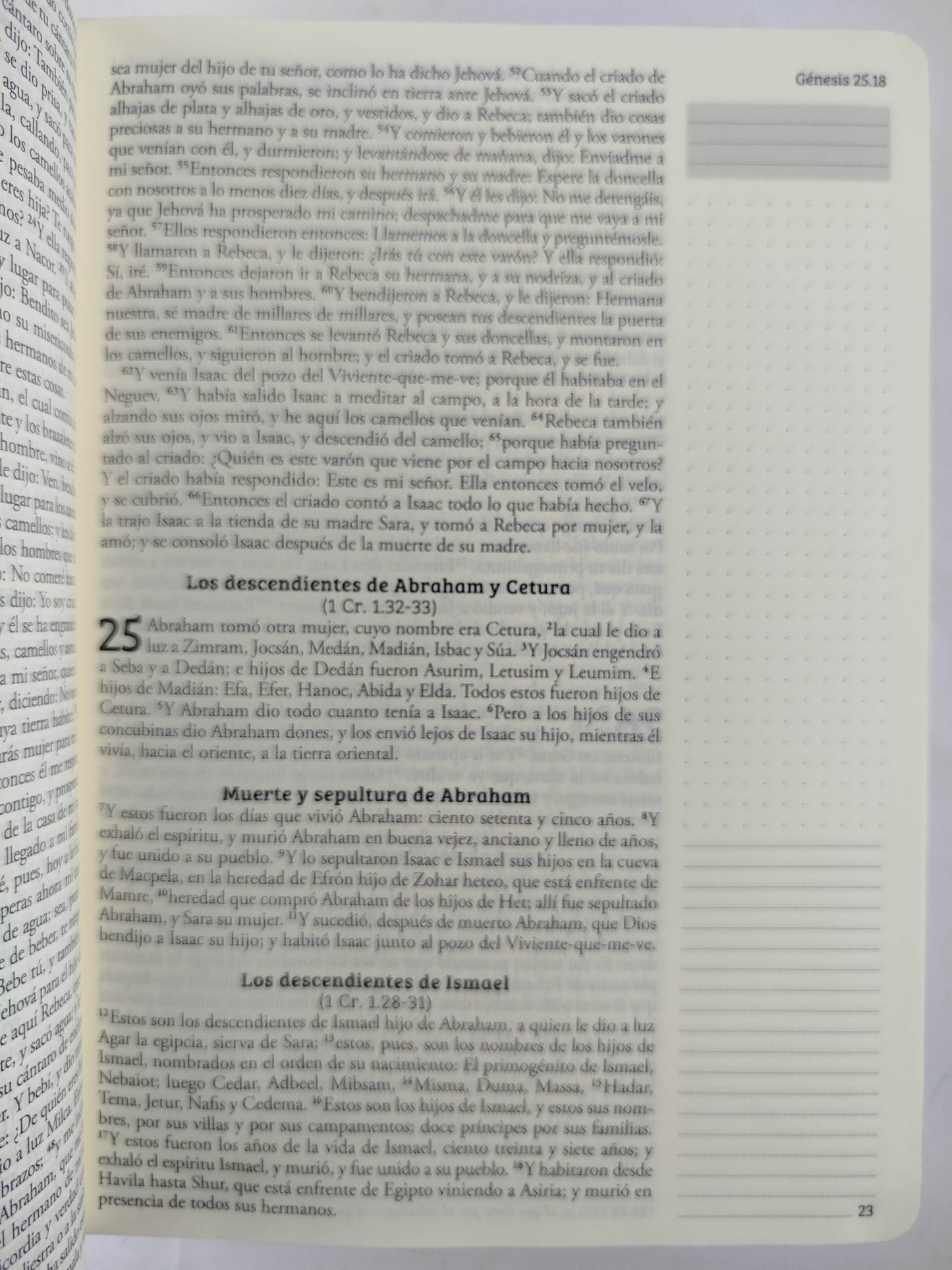 Biblia de Apuntes RVR 1960. Tapa dura, rosada con flores by Cipriano Valera