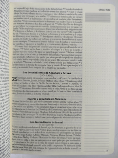 Biblia de Apuntes RVR 1960. Tapa dura, rosada con flores by Cipriano Valera