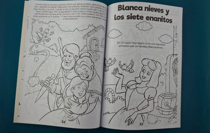 Cartilla de cuentos para colorear 80 paginas by varios