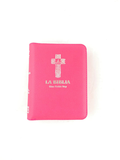 Biblia Dios Habla Hoy Fucsia Canto Plateado Pequeña by libreriatroya.com