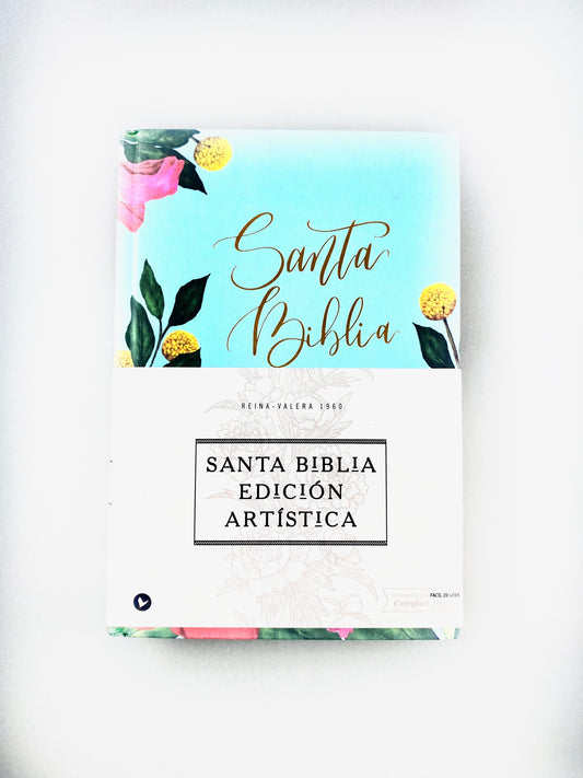 Biblia Rvr 1960 Edicion Artistica Pasta Dura Floral
