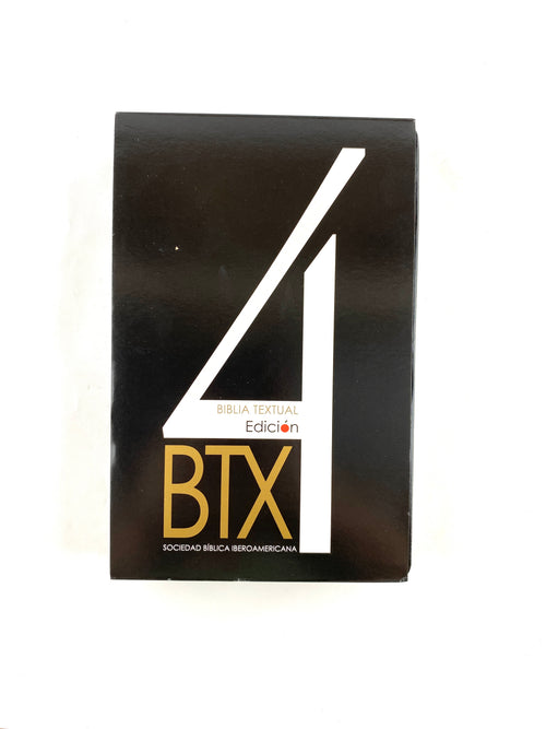 Biblia Textual Iv Piel Negra by libreriatroya.com