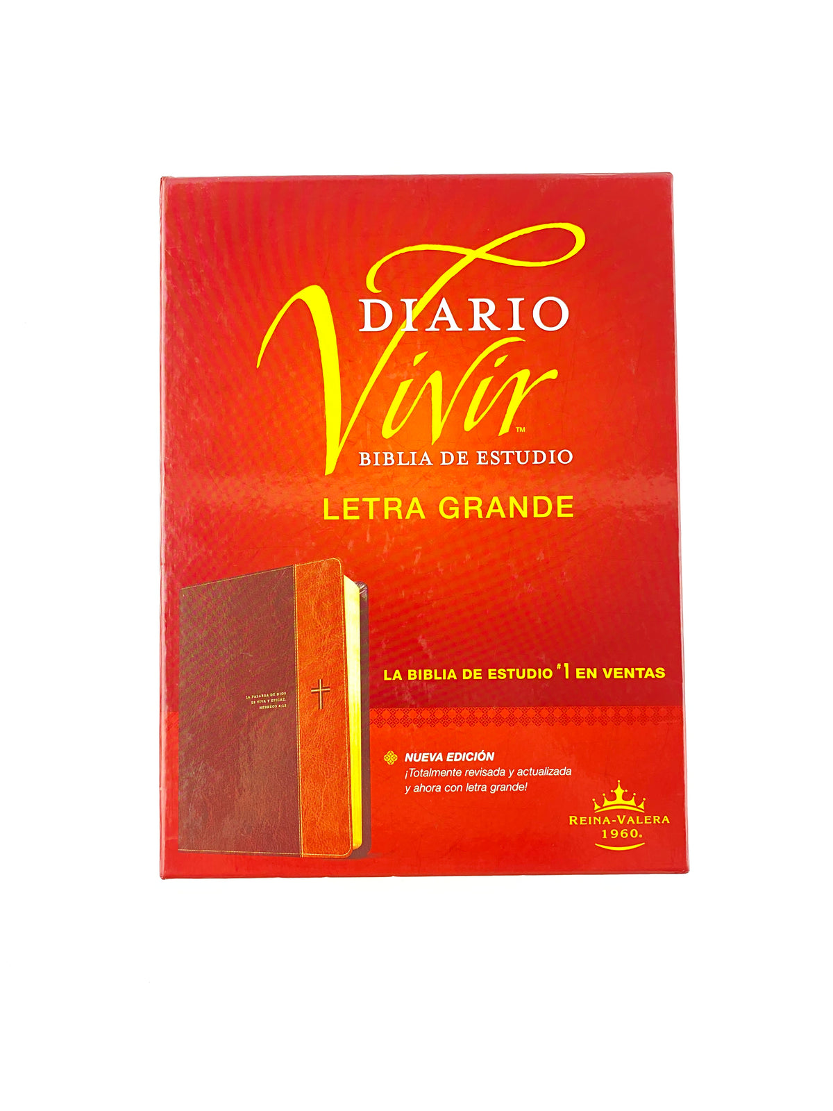 Biblia Diario Vivir Rvr Letra Grande Sentipiel Duo Tono Café by libreriatroya.com