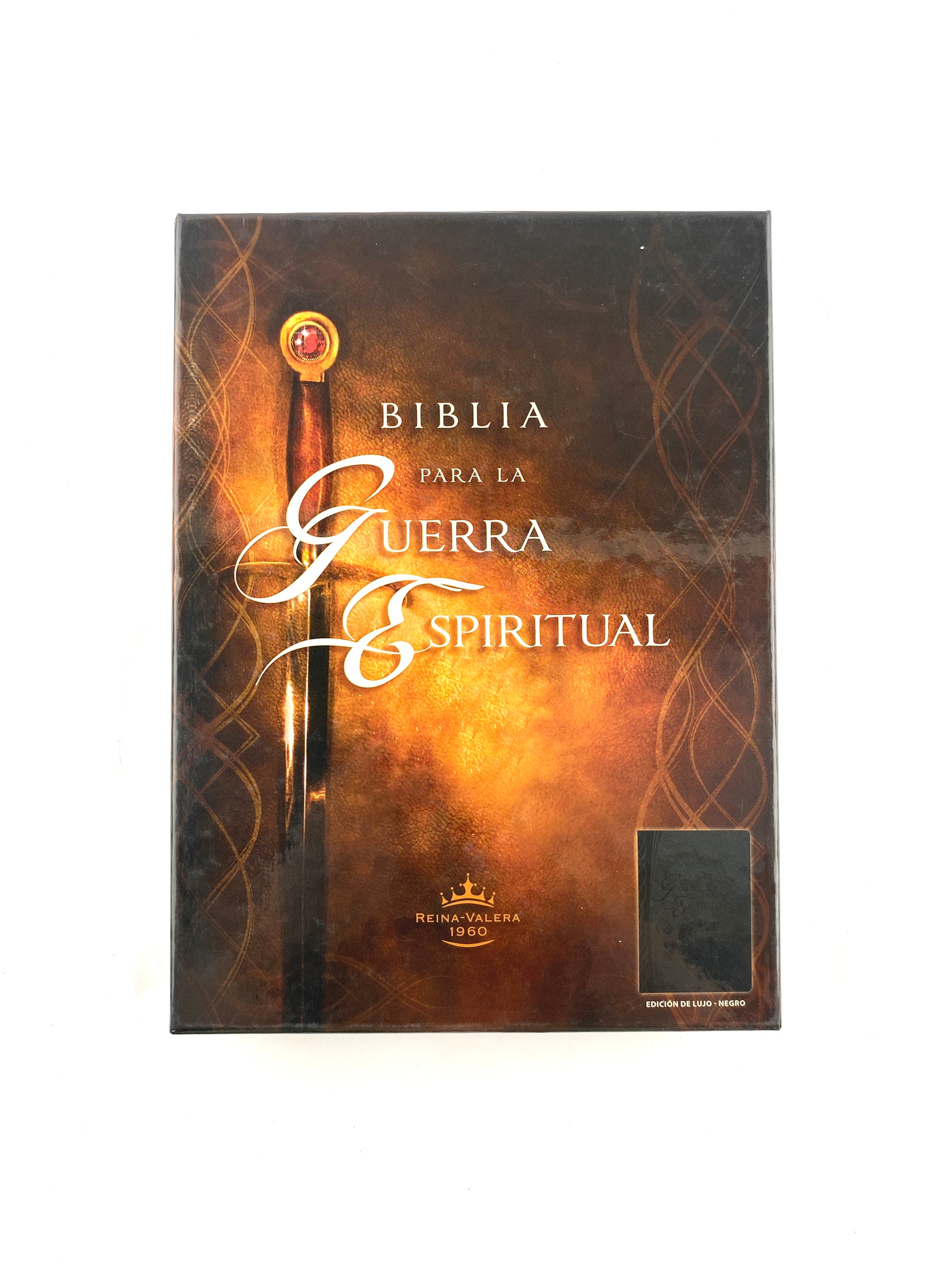 Biblia Guerra Espiritual Semipiel Negra