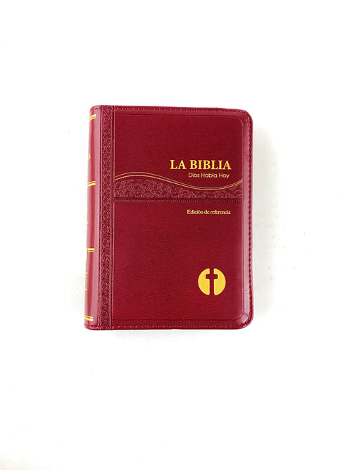 Biblia Dios Habla Hoy Vinotinto Edición De Referencia by libreriatroya.com