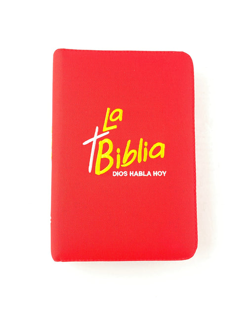 Biblia Dios Habla Hoy Bordado Rojo by libreriatroya.com