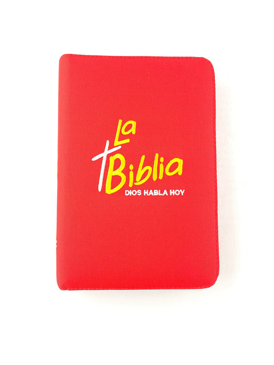 Biblia Dios Habla Hoy Bordado Rojo