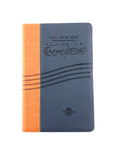 Biblia De Estudio Llamados A La Reconciliacion Mostaza Azul by libreriatroya.com