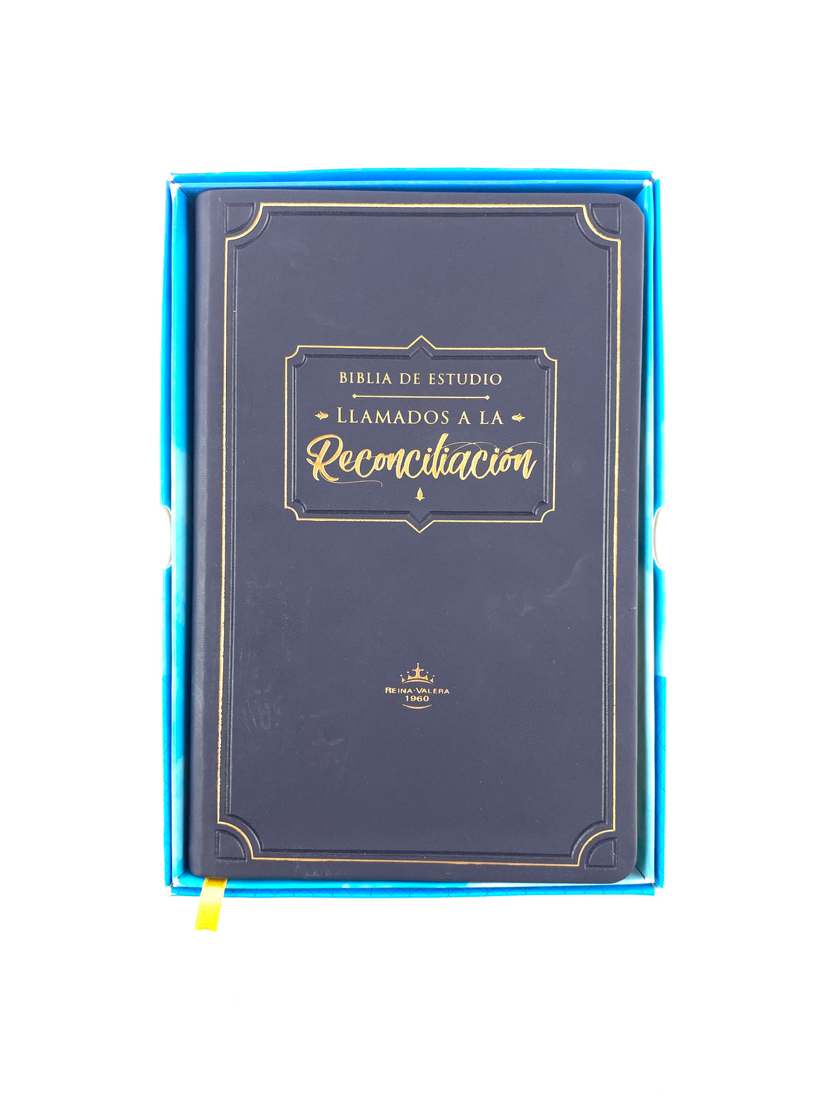 Biblia De Estudio Llamados A La Reconciliacion Negro Canto Dorado Con Indice by libreriatroya.com