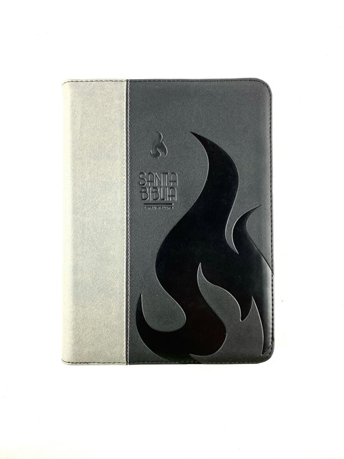 Biblia Letra Gigante Negra Gris Sin Indice by libreriatroya.com